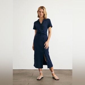 Tanya Taylor SHORT SLEEVE ELLICOT DRESS